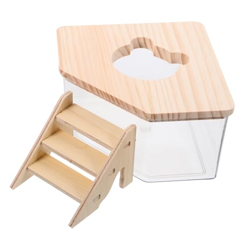 Happyyami Meerschweinchen Pipipads Hamster Toilette Großer Hamster Sandbad Behälter Transparente Sandbox Für Hamster Und Chinchillas Mit Rampe Set Fünfzackige Form Mit Abdeckung Happyyami Meerschweinchen Pipipads Hamster Toilette Großer Hamster Sandbad Behälter Transparente Sandbox Für Hamster Und Chinchillas Mit Rampe Set Fünfzackige Form Mit Abdeckung von Happyyami