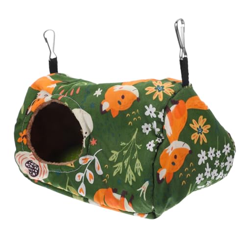 Happyyami Hängematte Für Vögel Atmungsaktives Und Warmes Vogelhaus Für Papageien Wellensittiche Und Kleine Haustiere Weich Bequem Und Leicht Zu Reinigen Für Winter von Happyyami