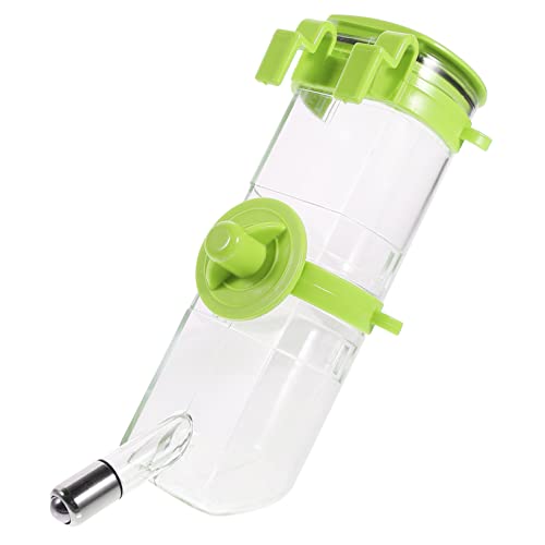 Happyyami Pet Wasserflasche Für Hunde Und Katzen Praktischer Hängender Wasserspender Rutschfestes Design Leicht Zu Reinigen Für Käfige Und Geeignet von Happyyami