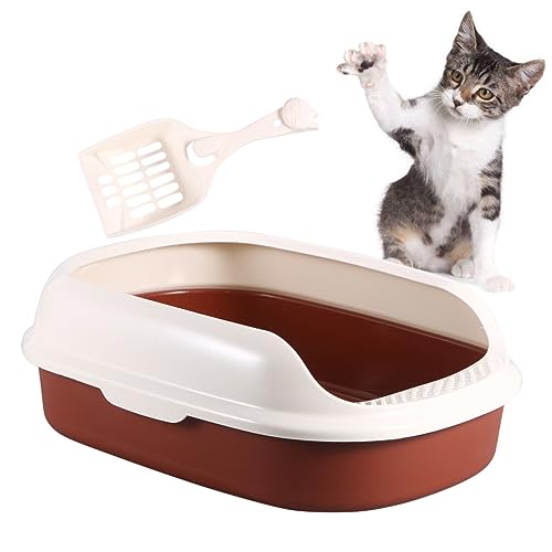 Happyyami Halbgeschlossene Katzentoilette Doppellagig Spritzend Selbstreinigend Katzentoilette Größe S Happyyami Halbgeschlossene Katzentoilette Doppellagig Spritzend Selbstreinigend Katzentoilette Größe S von Happyyami