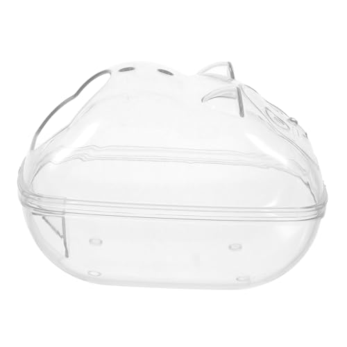 Happyyami Hamster Badewanne Hamsterzubehör Chinchilla-Staubbadewanne Spielzeughamster Gerbil Sandbad Schale Chinchilla- -Badehaus Sandbad für Hamster Rennmaus Badezimmer Abs Transparent Happyyami Hamster Badewanne Hamsterzubehör Chinchilla-Staubbadewanne Spielzeughamster Gerbil Sandbad Schale Chinchilla- -Badehaus Sandbad für Hamster Rennmaus Badezimmer Abs Transparent von Happyyami
