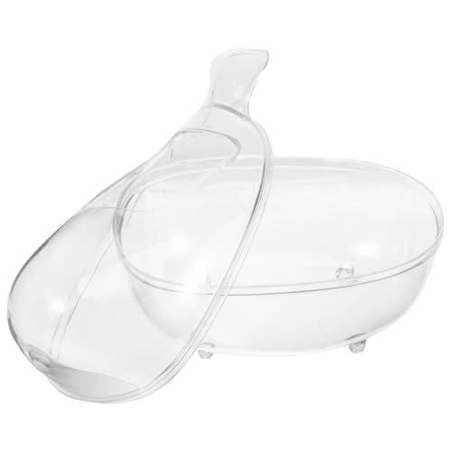 Happyyami Hamster Badewanne Transparent Hamster Toilette Sauna Für Kleintiere Sicheres Material Einfaches Baden Für Meerschweinchen Robuster Sandbad-Container von Happyyami