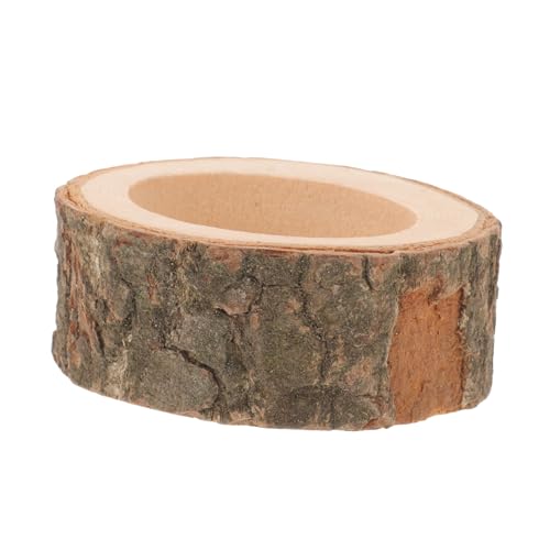 Happyyami Futternapf Aus Holz Für Hamster Chinchillas Futter- Und Wassernapf Für Haustiere Futternapf Für Meerschweinchen Stabiles Holzmaterial Leicht Zu Reinigen von Happyyami