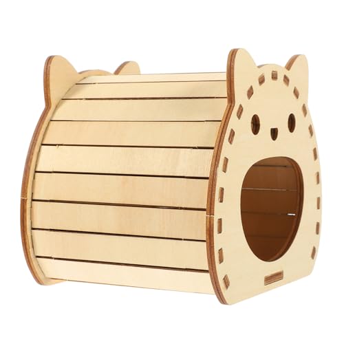 Happyyami Hamsterhaus Aus Holz Selbstmontage Versteck Für Kleintiere Handgemachte Holz-hütte Für Hamster Ruhe Und Spielplatz Für Rennmäuse Und Meerschweinchen Happyyami Hamsterhaus Aus Holz Selbstmontage Versteck Für Kleintiere Handgemachte Holz-hütte Für Hamster Ruhe Und Spielplatz Für Rennmäuse Und Meerschweinchen von Happyyami