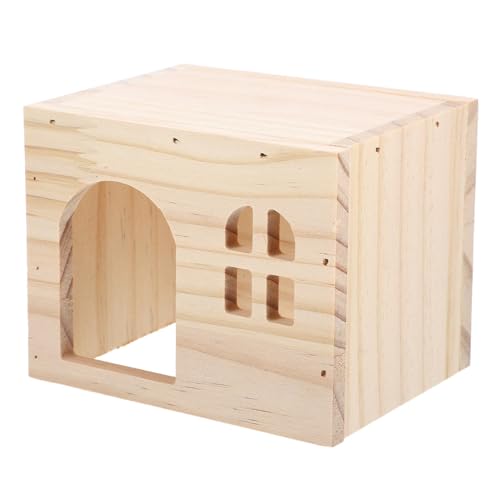 Happyyami Guinea Pig Hideout House Aus Natürlichem Holz Mehrkammer-hütte Für Kleine Tiere Gemütlicher Rückzugsort Und Spielplatz Für Meerschweinchen Hamster Und Ratten Happyyami Guinea Pig Hideout House Aus Natürlichem Holz Mehrkammer-hütte Für Kleine Tiere Gemütlicher Rückzugsort Und Spielplatz Für Meerschweinchen Hamster Und Ratten von Happyyami