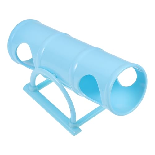 Happyyami Hamster Interaktives Seesaw Tunnel für Kleintiere aus Robustem Fördert Bewegung Geistige Fähigkeiten für Hamster und Kleine Nager Blau von Happyyami