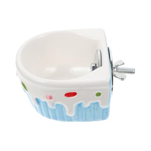 Happyyami Kleiner Keramiker Futternapf Für Haustiere Anti-umkippen Hängeschüssel Für Kaninchen Hamster Und Andere Kleintiere Sicher Und Leicht Zu Reinigen Für Futter Und Wasser Happyyami Kleiner Keramiker Futternapf Für Haustiere Anti-umkippen Hängeschüssel Für Kaninchen Hamster Und Andere Kleintiere Sicher Und Leicht Zu Reinigen Für Futter Und Wasser von Happyyami