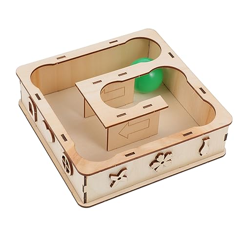 Happyyami Hamster Labyrinth Spielzeug Holzrahmen Kreatives Hamsterhaus Mäuse Labyrinth Pet Spielplatz Haustier Spielzeug Versteck Für Kleintiere von Happyyami