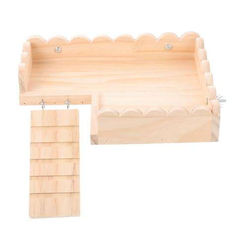 Happyyami Hamster-Spielzeug Vogelleiter Chinchilla-kauspielzeug Hamsterleiter Kletterspielzeug Hamster Spielständer Plattform Hamsterzubehör Plattform Für Hamsterkäfige Papagei Khaki Hölzern Happyyami Hamster-Spielzeug Vogelleiter Chinchilla-kauspielzeug Hamsterleiter Kletterspielzeug Hamster Spielständer Plattform Hamsterzubehör Plattform Für Hamsterkäfige Papagei Khaki Hölzern von Happyyami
