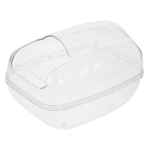 Happyyami Hamster Toilette Heimtierbedarf Hamsterbad Sandbadbehälter für Rennmäuse Tierbad Rattenbad Hamster sandbad Hamster klo Haustier-Badebecken Hamster duschbecken Plastik Blue Happyyami Hamster Toilette Heimtierbedarf Hamsterbad Sandbadbehälter für Rennmäuse Tierbad Rattenbad Hamster sandbad Hamster klo Haustier-Badebecken Hamster duschbecken Plastik Blue von Happyyami