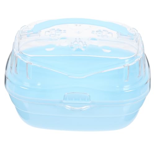 Happyyami Hamster-Tragebox Ratten-Tragekäfig Hamster-Tragetasche Wasserkessel Hamsterkäfig Hamsterbehälter Hamsterhaus draussen Haustierkäfig Container Wasserkocher Reisen pp von Happyyami