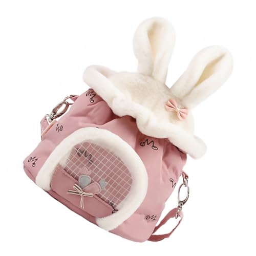 Happyyami 1pc Plüsch Material Hamster Tragetasche Tier Träger Mesh Belüftung Für Outdoor-Reisen Happyyami 1pc Plüsch Material Hamster Tragetasche Tier Träger Mesh Belüftung Für Outdoor-Reisen von Happyyami