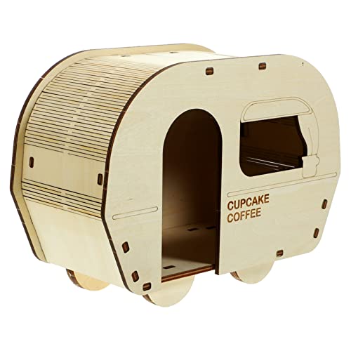 Happyyami Hamster Versteck aus Holz Kleine Haustierhütte für Hamster und Chinchillas Bequemes Schlafhaus mit Langlebigem Design für Innenräume und Sicheres Perfektes Happyyami Hamster Versteck aus Holz Kleine Haustierhütte für Hamster und Chinchillas Bequemes Schlafhaus mit Langlebigem Design für Innenräume und Sicheres Perfektes von Happyyami
