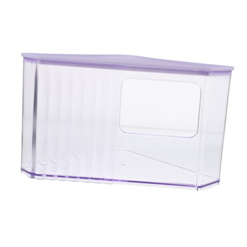 Happyyami Hamster-badewanne, Hamster-Badezimmer, Sandbadbehälter, Hamster-sandbad Und Katzentoilette Für Kleintiere, Chinchilla, Transparent Happyyami Hamster-badewanne, Hamster-Badezimmer, Sandbadbehälter, Hamster-sandbad Und Katzentoilette Für Kleintiere, Chinchilla, Transparent von Happyyami