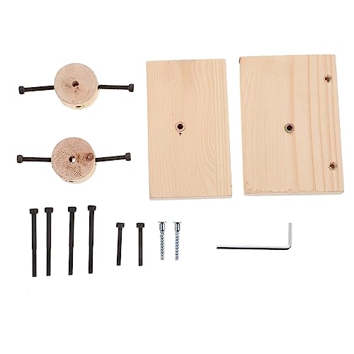 Happyyami Hamster Spielzeug Holzleiter Klettergerüst Für Kleintiere Futterhalter Für Hamster Interaktive Spielzeugoption Und Geschicklichkeit Für Kleine Haustiere von Happyyami