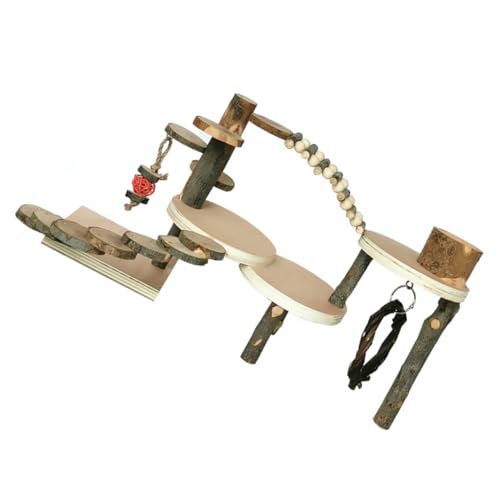 Happyyami Holz-kletterleiter Für Hamster Spielzeug Balance Und Bewegung Für Kleine Tiere Für Hamster Zwerghamster Meerschweinchen Und Nager Happyyami Holz-kletterleiter Für Hamster Spielzeug Balance Und Bewegung Für Kleine Tiere Für Hamster Zwerghamster Meerschweinchen Und Nager von Happyyami