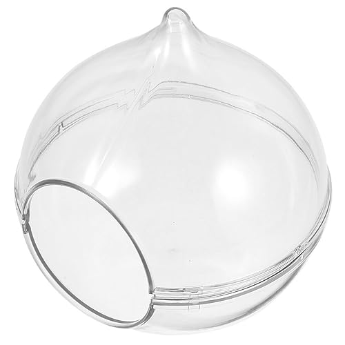 Happyyami Hamster Sandbad Box Aus Transparente Badewanne Für Kleintiere Multifunktional Als Toilette Und Sandbad Für Hamster Meerschweinchen Und Chinchillas von Happyyami