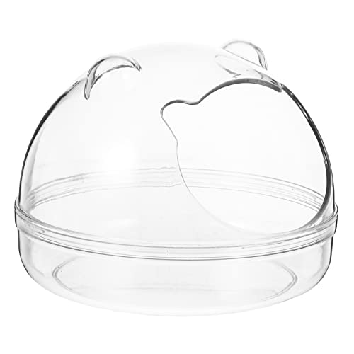 Happyyami Hamsterbad Hamsterhütte Haustier badewanne Haustierzubehör Hamstersand Kleintierkäfig Hamster klo Hamster sandbad Chinchilla-Badewanne Badewanne für Haustiere Plastik Transparent Happyyami Hamsterbad Hamsterhütte Haustier badewanne Haustierzubehör Hamstersand Kleintierkäfig Hamster klo Hamster sandbad Chinchilla-Badewanne Badewanne für Haustiere Plastik Transparent von Happyyami