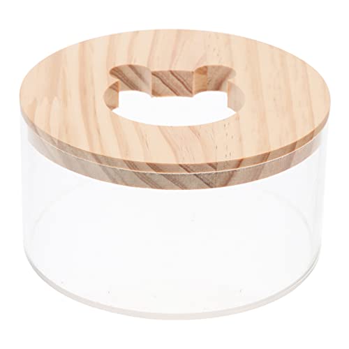 Happyyami Hamster Sandbad Box Aus Transparentes Sandbad Für Kleintiere Als Badewanne Und Toilette Für Hamster Meerschweinchen Und Andere Haustiere Mit Praktischem Holzdeckel Happyyami Hamster Sandbad Box Aus Transparentes Sandbad Für Kleintiere Als Badewanne Und Toilette Für Hamster Meerschweinchen Und Andere Haustiere Mit Praktischem Holzdeckel von Happyyami