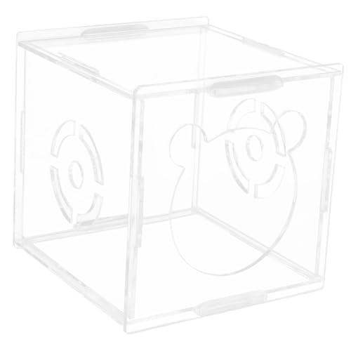 Happyyami Kleintier Unterstand Aus Acryl Transparente Schlafhöhle Für Hamster Meerschweinchen Und Kleine Nagetiere Gemütlicher Rückzugsort Und Spielzeug Für Aktives Spielen Und von Happyyami
