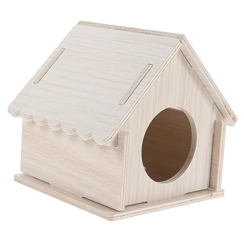 Happyyami Kleines Holzversteck Für Hamster Und Kleintiere Sicheres Und Spielzeug Für Nager Für Schlaf Spielplatz Aus Natürlichem Holz Gefertigt Happyyami Kleines Holzversteck Für Hamster Und Kleintiere Sicheres Und Spielzeug Für Nager Für Schlaf Spielplatz Aus Natürlichem Holz Gefertigt von Happyyami