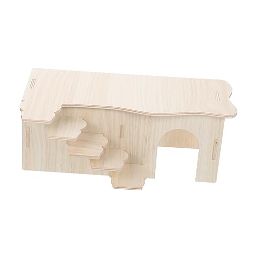 Happyyami Für Kleintiere – Hamster-versteck Mit Leiter Und Plattform Meerschweinchenhaus von Happyyami