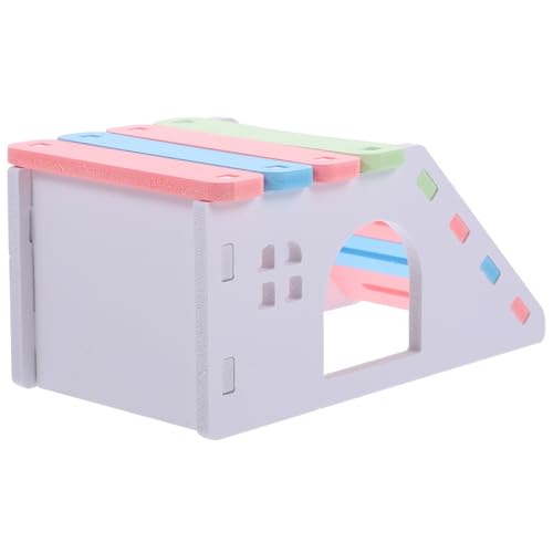 Happyyami Tierkäfig Zubehör Hamster Klettern Leiter Spielzeug Versteck Lebensräume Für Hamster von Happyyami