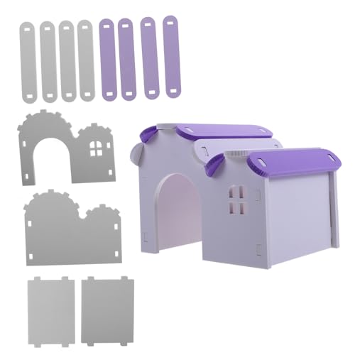 Happyyami Hamsterhäuser und Verstecke Schlafhaus für Hamster PVC Einfacher Aufbau Reinigung Happyyami Hamsterhäuser und Verstecke Schlafhaus für Hamster PVC Einfacher Aufbau Reinigung von Happyyami