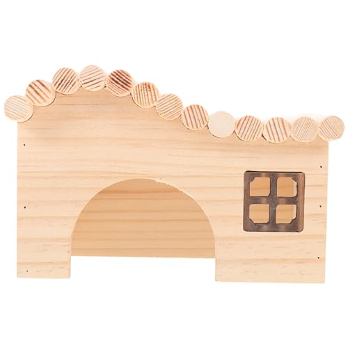 Happyyami Wooden Hamster Nest Haus Naturholz Bequeme Und Sichere Unterkunft Für Kleine Haustiere Für Hamster Und Andere Nager Fördert Spiel Und Training Happyyami Wooden Hamster Nest Haus Naturholz Bequeme Und Sichere Unterkunft Für Kleine Haustiere Für Hamster Und Andere Nager Fördert Spiel Und Training von Happyyami