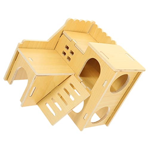 Happyyami Hamster Versteck Nest Für Kleintiere Multifunktionales Versteck Und Schlafhaus Mit Leiter Für Hamster Und Kleine Haustiere Happyyami Hamster Versteck Nest Für Kleintiere Multifunktionales Versteck Und Schlafhaus Mit Leiter Für Hamster Und Kleine Haustiere von Happyyami