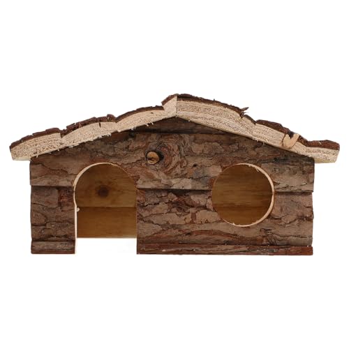 Happyyami Holz-hamsterversteck Für Kleine Tiere Gemütliches Häuschen Aus Holz Für Hamster Zwerghamster Meerschweinchen Und Andere Kleintiere Vielseitiges Versteck Für Spiel Ruhe Und Happyyami Holz-hamsterversteck Für Kleine Tiere Gemütliches Häuschen Aus Holz Für Hamster Zwerghamster Meerschweinchen Und Andere Kleintiere Vielseitiges Versteck Für Spiel Ruhe Und von Happyyami