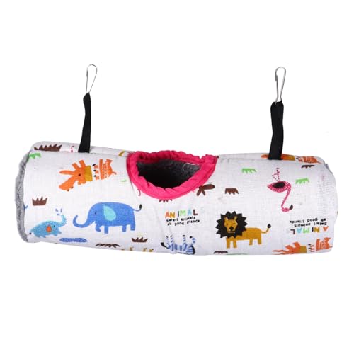 Happyyami Kleiner Haustier Schlafsack Tunnel Für Hamster Meerschweinchen Und Eichhörnchen Warmer Schlafplatz Und Spielplatz Einem Mit Bunten Farben Aktivität Und Entspannung von Happyyami