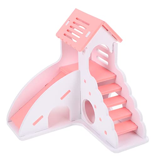 Happyyami Hamster Versteckhaus Mit Leiter Bunte Kletterspielzeug Für Kleine Tiere Schlafen Und Dekoration Perfekter Rückzugsort Für Hamster Und Meerschweinchen von Happyyami
