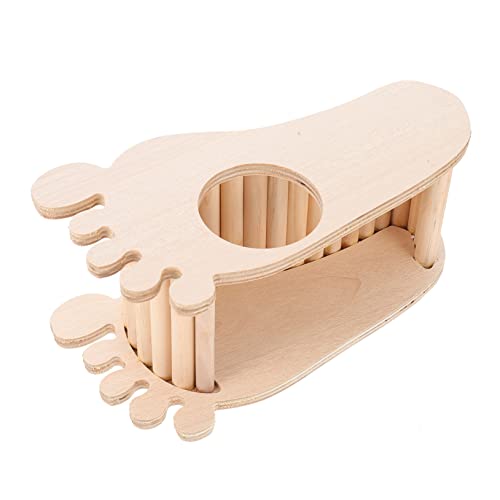 Happyyami Chinchilla Nest Holz Dekorative Leiter für Hamster Haustier Zubehör Leicht Zu Reinigen von Happyyami
