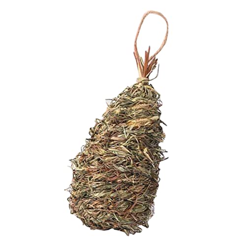 Happyyami Woven Bird House Aus Gras Handgefertigter Atmungsaktiver Nistplatz Für Vögel Und Kleine Tiere Für Garten Und Balkon Robust Und Einfach Aufzuhängen von Happyyami