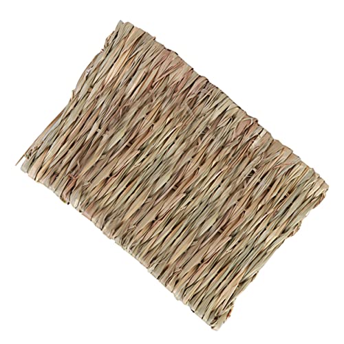 Happyyami Hasenmatte Kanincheneinstreu Für Käfig Hamster Meerschweinchengrasmatte Hasenkauspielzeug Spielzeug Für Haustiere Haustier Bettwäsche Bastelspielzeug Laufbetten Beißspielzeug von Happyyami