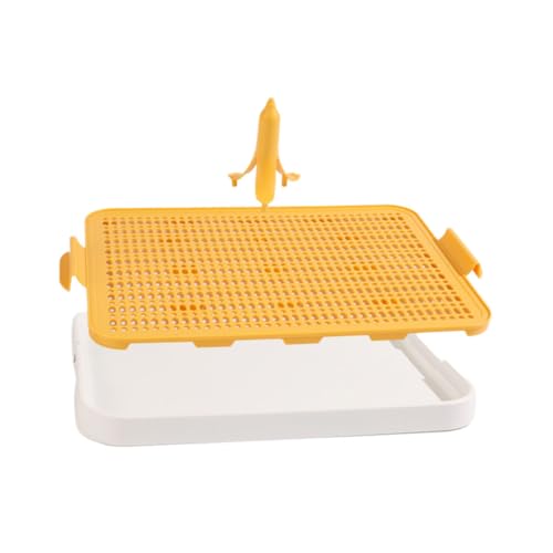 Happyyami Haushaltshund Toilettenplatte für Welpen Kompakte und Hundetoilette aus Langlebigem Hygienische Pinkelmatte für Kleine Haustiere für Drinnen Happyyami Haushaltshund Toilettenplatte für Welpen Kompakte und Hundetoilette aus Langlebigem Hygienische Pinkelmatte für Kleine Haustiere für Drinnen von Happyyami