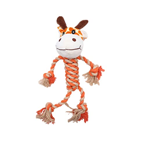 Happyyami Adorables Giraffen-kauspielzeug Aus Baumwollseil Und Plüsch Interaktives Spielzeug Zur Zahnpflege Linderung Von Langeweile Für Hunde Für Kauen Und Spielen Happyyami Adorables Giraffen-kauspielzeug Aus Baumwollseil Und Plüsch Interaktives Spielzeug Zur Zahnpflege Linderung Von Langeweile Für Hunde Für Kauen Und Spielen von Happyyami