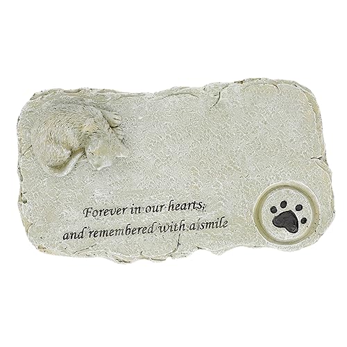 Happyyami Haustier Katze Memorial Garten Statue Ornamente Harz Katze Grabstein Outdoor Pet Memorial Stein Happyyami Haustier Katze Memorial Garten Statue Ornamente Harz Katze Grabstein Outdoor Pet Memorial Stein von Happyyami