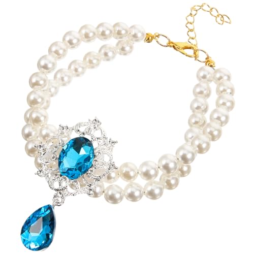 Happyyami Einstellbares Erholungshalsband Für Katzen Und Hunde Verstellbares Perl Für Hunde Und Elegantes Haustier Für Partys Und Festivals Dekorative Schmuck Halskette Für Haustiere Größe Happyyami Einstellbares Erholungshalsband Für Katzen Und Hunde Verstellbares Perl Für Hunde Und Elegantes Haustier Für Partys Und Festivals Dekorative Schmuck Halskette Für Haustiere Größe von Happyyami