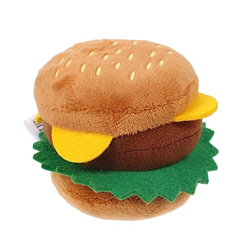 Happyyami Kuschel Und Quietschspielzeug Für Hunde Interaktives Beißfestes Plüschspielzeug Hamburger-Form Fördert Gesunde Kautätigkeiten Und Verhindert Langeweile Bei Ihrem Haustier Für Happyyami Kuschel Und Quietschspielzeug Für Hunde Interaktives Beißfestes Plüschspielzeug Hamburger-Form Fördert Gesunde Kautätigkeiten Und Verhindert Langeweile Bei Ihrem Haustier Für von Happyyami