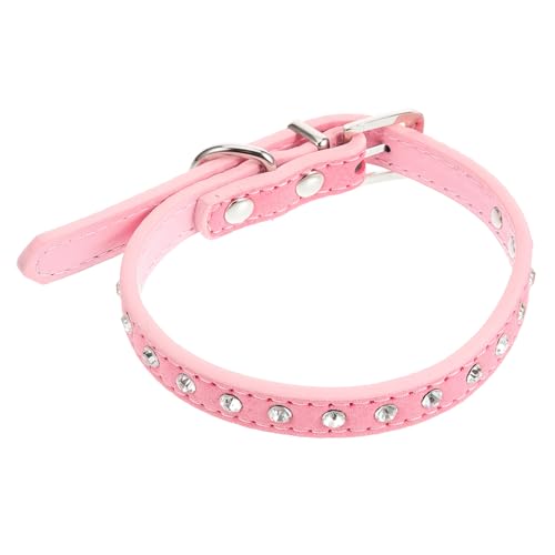 Happyyami Haustierhalsband Strass Haustier Hundehalsband Größe S Verstellbar Pu Für Hunde Welpen Happyyami Haustierhalsband Strass Haustier Hundehalsband Größe S Verstellbar Pu Für Hunde Welpen von Happyyami