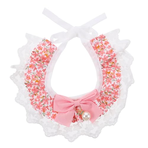Happyyami Hübsches Welpenhalsband Dekoratives Katzenhalsband Weiches Material und Verstellbares Design für Katzen von Happyyami