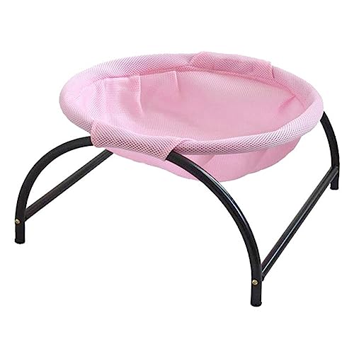 Happyyami Elevated Cat Sleeping Bed Für Katzen Und Kleine Hunde Atmungsaktive Hängematte Mit Stabiler Eisenkonstruktion Für Drinnen Und Draußen Farbdesign Happyyami Elevated Cat Sleeping Bed Für Katzen Und Kleine Hunde Atmungsaktive Hängematte Mit Stabiler Eisenkonstruktion Für Drinnen Und Draußen Farbdesign von Happyyami