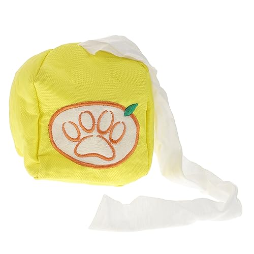 Happyyami Haustierspielzeug Hundefutter-trainingsspielzeug Schnüffelspielzeug Papierziehfunktion Welpen-schnüffelmatte Und Langsames Gelb von Happyyami