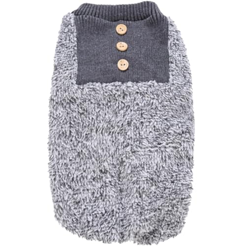 Happyyami Hundepyjama Aus Fleece Für Winter Flauschiger Haustieroverall Bequeme Schlafkleidung Für Kleine Hunde Für Drinnen Und Unterwegs von Happyyami