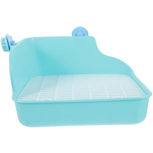 Happyyami Haustier Toilette für Kleintiere Frettchen und Meerschweinchen Töpfchentrainer mit Wanddesign Langlebig für Innenhaltung Hellgrün Zufällige Happyyami Haustier Toilette für Kleintiere Frettchen und Meerschweinchen Töpfchentrainer mit Wanddesign Langlebig für Innenhaltung Hellgrün Zufällige von Happyyami