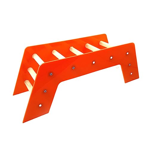 Happyyami Papagei Treppenspielzeug Rutsche Brücke Vogel Papagei Spielzeug Haustier Übung Leiter Farbe Zufällig für Vögel von Happyyami