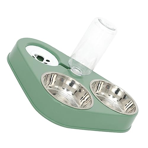 Happyyami Pet Cat Dog Automatischer Wasserspender Mit Fressnäpfen Kapazität Rutschfestes Design Leicht Zu Reinigen Für Katzen Und Hunde Kleine von Happyyami