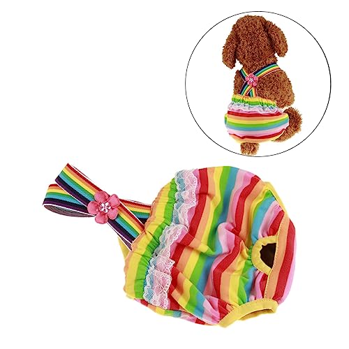 Happyyami Haustier-Unterwäsche Inkontinenzhosen gestreiftes Höschen Hygieneslips für Hunde Gurt Unterhosen Haustierwindeln Haustier Tuch der Hund Physiologische Hosen Kleidung Happyyami Haustier-Unterwäsche Inkontinenzhosen gestreiftes Höschen Hygieneslips für Hunde Gurt Unterhosen Haustierwindeln Haustier Tuch der Hund Physiologische Hosen Kleidung von Happyyami